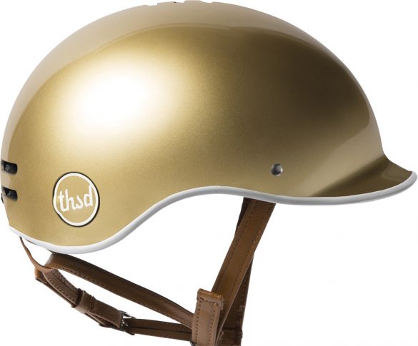 helmet Thousand Bicycle Gold Helmet £92 BEG Bicycles, Hemingford Abbots