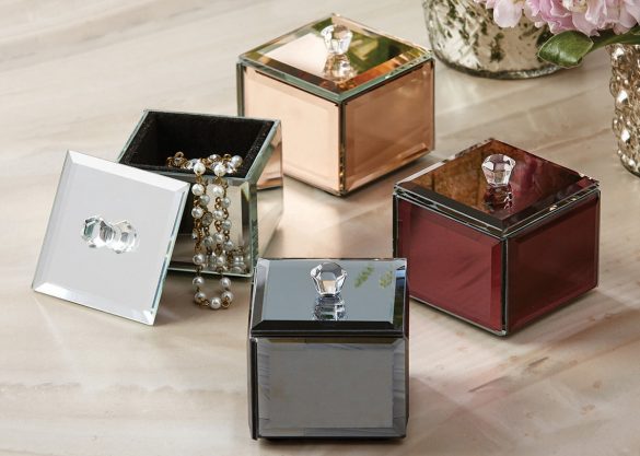 trinket boxes Bevelled-edge trinket boxes £7.49 each, Blackthorpe Barn