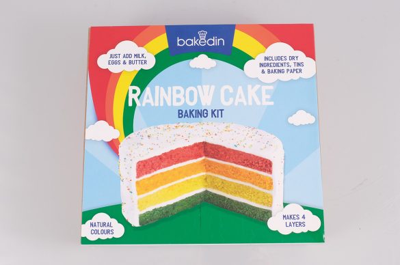 cake Bakedin Rainbow Cake baking kit £12.99 The Larder, Burwash Manor