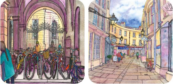 coasters Cambridge Coasters by Naomi Davies £15 for 4 naomidaviesart.co.uk