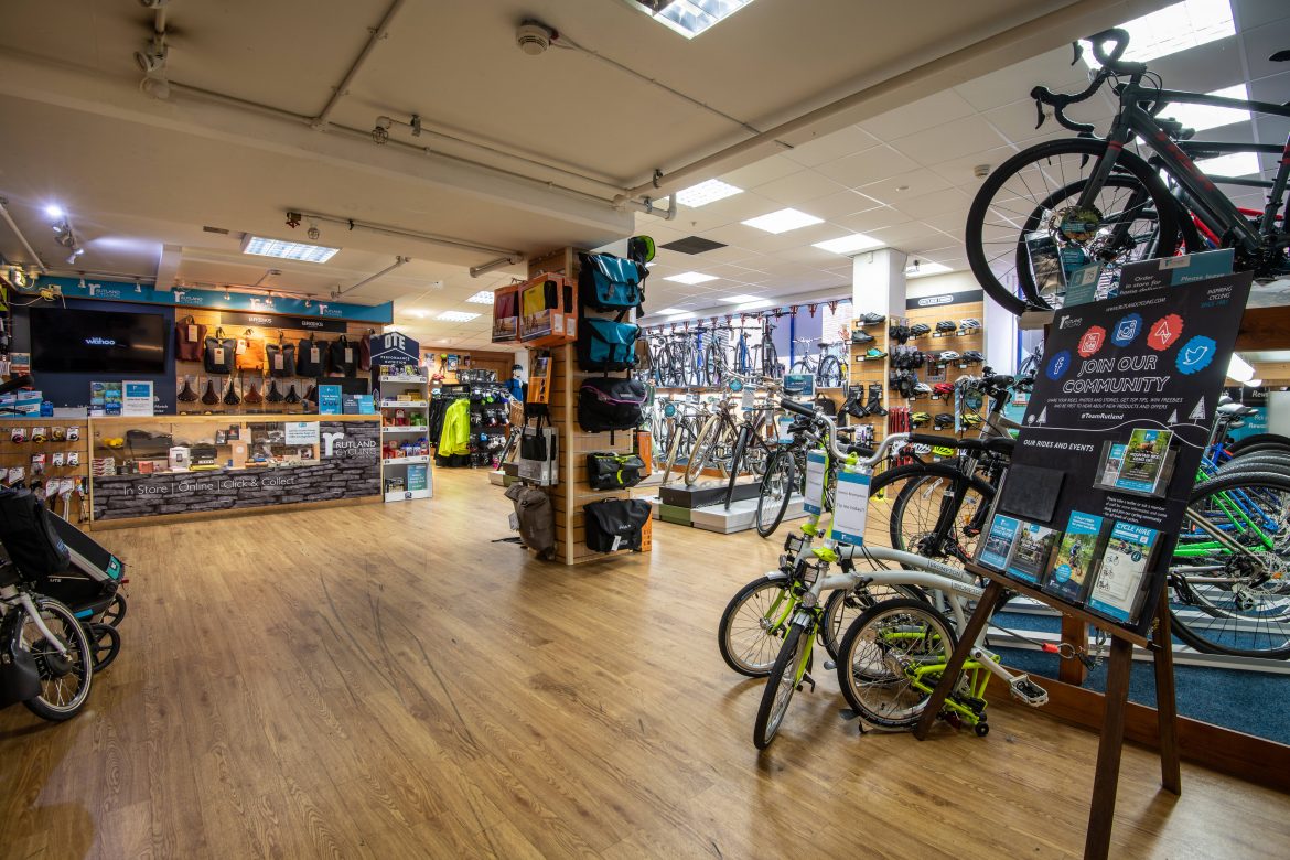 Rutland Cycling remains open and supports FareShare charity