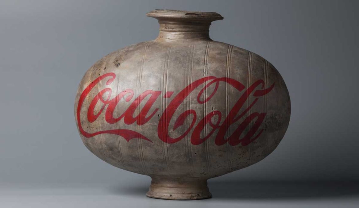 Han Dynasty Urn with Coca Cola Logo - by Ai Weiwei